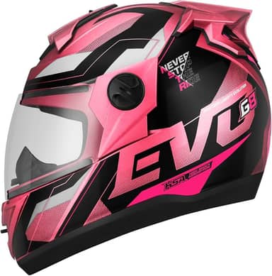 CAPACETE FECHADO PRO TORK EVOLUTION 788 G8 EVO BRILHANTE PINK TAM. 62