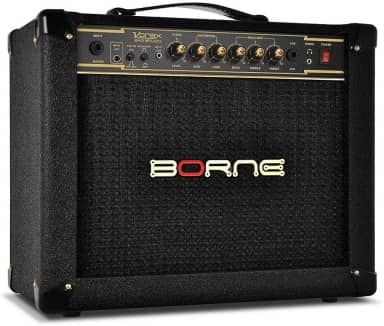 Amplificador Para Guitarra Borne Vorax 840 Studio Preto Conexão App Efeitos 40W