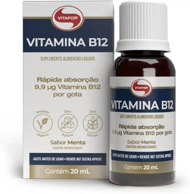 Vitafor - Vitamina B12-20ml - Menta