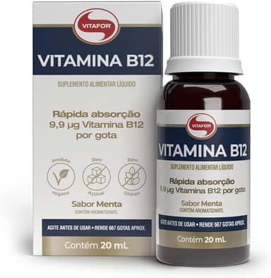 Vitafor - Vitamina B12-20ml - Menta