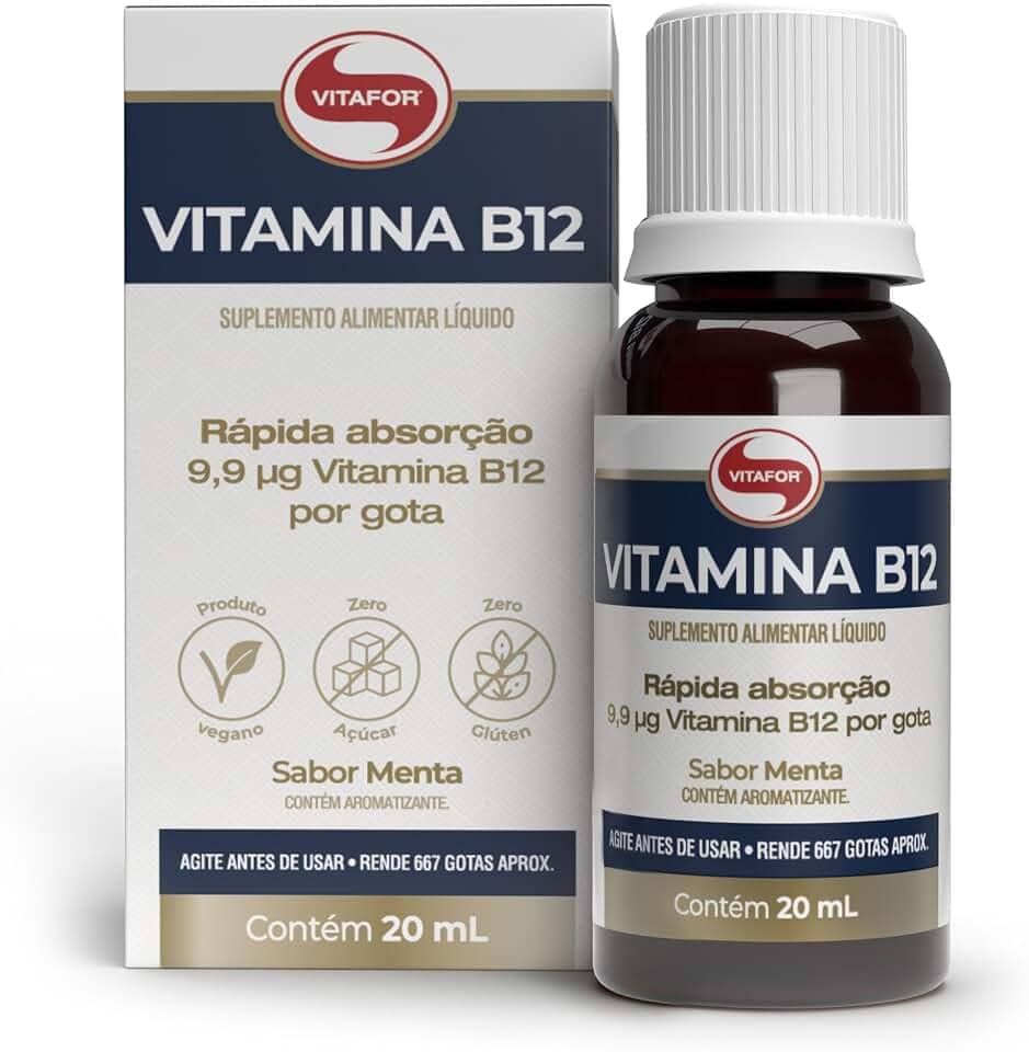 Vitafor - Vitamina B12-20ml - Menta