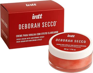 Creme Clareador Deborah Secco Para Virilha Axilas região íntima Cotovelos Joelhos Com Efeito Hidratante Textura Leve Com Aloe Vera e D-Pantenol Todos os Tipos de Pele Sem Parabenos Intt 50G