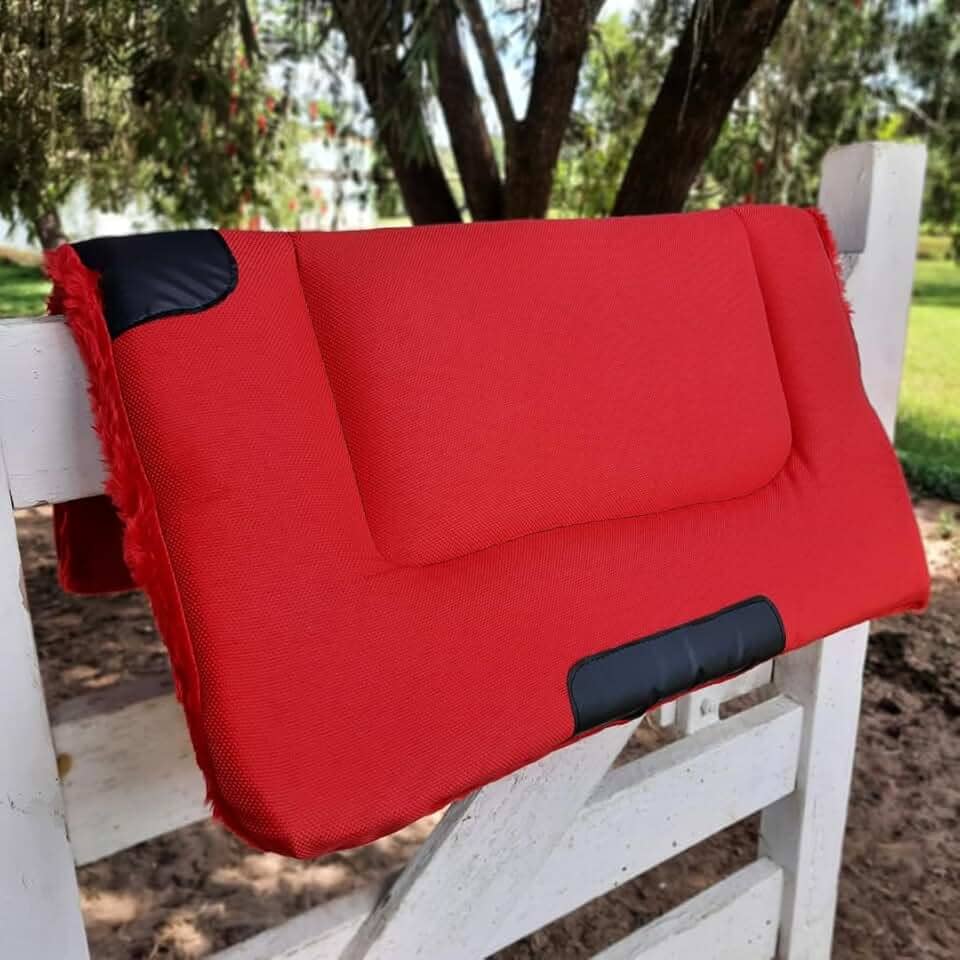 Manta Para Sela De Cavalo Baixeiro para Arreio Reforçado (Vermelha)