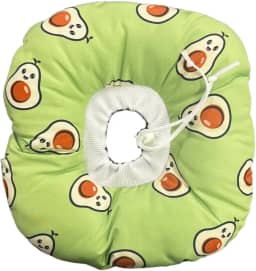 Colar Elizabetano Cães e Gatos PETYC Ajustável Confortável Pós-Cirúrgico Proteção Essencial (Verde - Abacate, G)