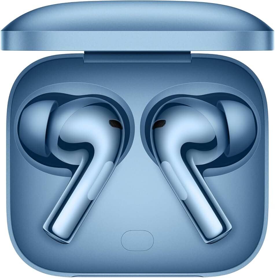 OnePlus Buds 3, azul esplêndido, graves profundos, ANC, som imersivo, até 44 horas de reprodução com estojo de carregamento, Bluetooth 5.3