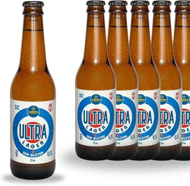 Cerveja Campinas Ultra Lager sem Glúten 355ml - 6 unidades