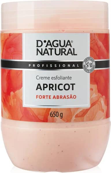 D Agua Natural - Esfoliante Corporal D Agua Natural 650Gr Apricot Forte Abrasao