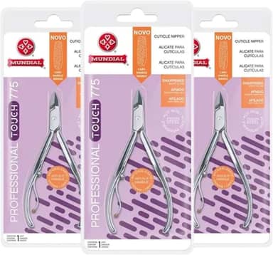 KIT 3 ALICATES CUTÍCULA 775 PROFESSIONAL TOUCH INOX