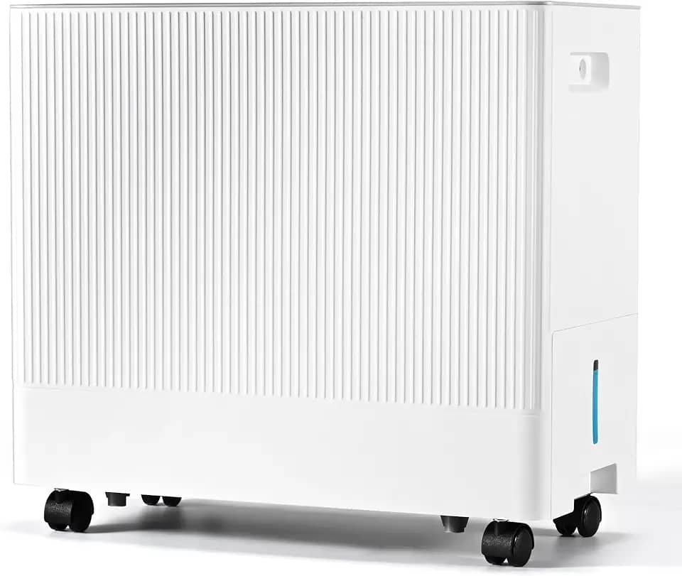 Desumidificador de 35 litros para porão com mangueira de drenagem, desumidificadores de 3000 metros quadrados para casa, com função de temporizador de 24 horas, descongelamento automático, vários