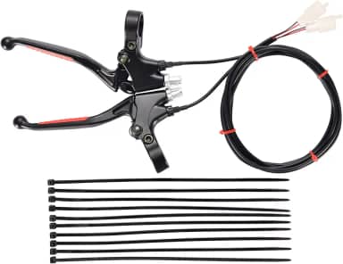 GOOFIT Substituição da alavanca de freio do guidão de 22 mm para bicicleta motorizada, mini bicicleta, scooter elétrica