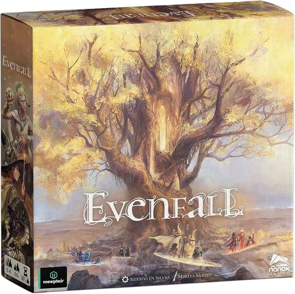 MeepleBR, Evenfall, Jogo de Tabuleiro Expert, 1 a 4 jogadores