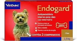 Virbac Endogard Vermífugo para Cães até 2,5 kg com 2 Comprimidos