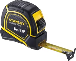 Stanley Trena Global Plus 5m, Ferramenta Essencial para Tirar Medidas com Precisão, Modelo 30-615