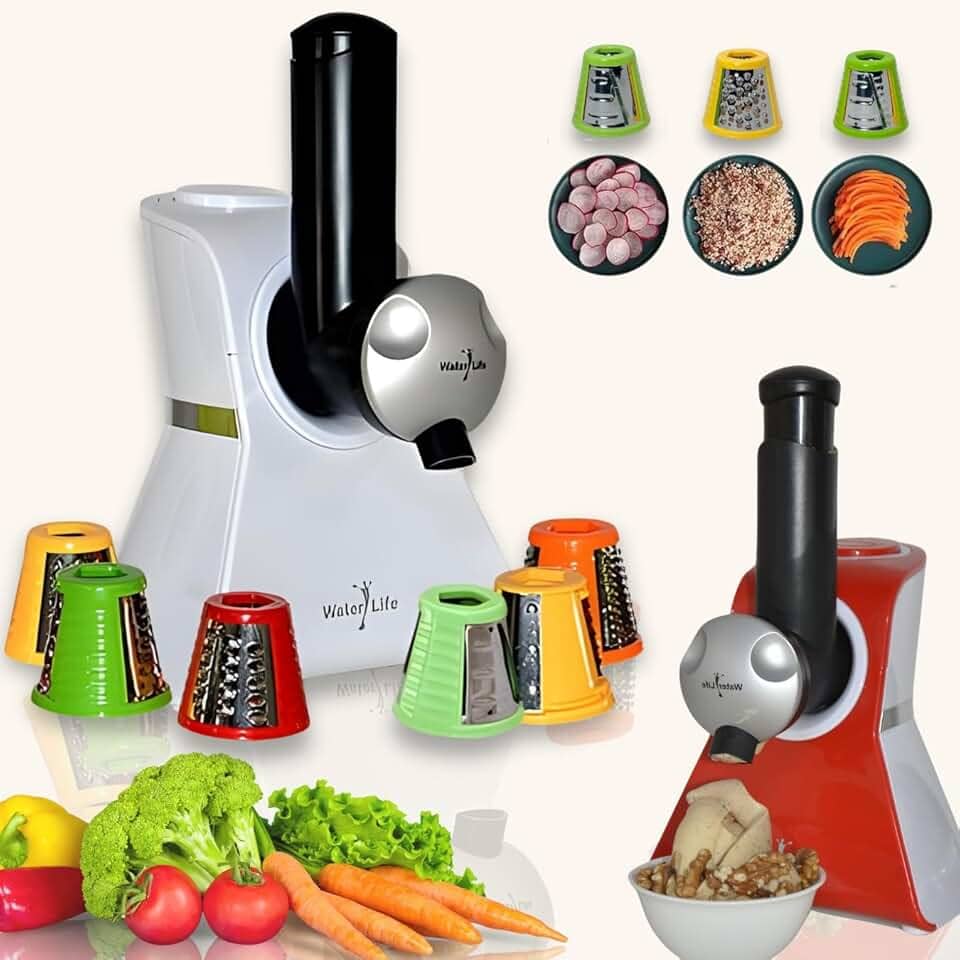 Ralador de Alimentos, Queijo, Fatiador, Sorvete Natural Fruta Elétrico 220v 150w