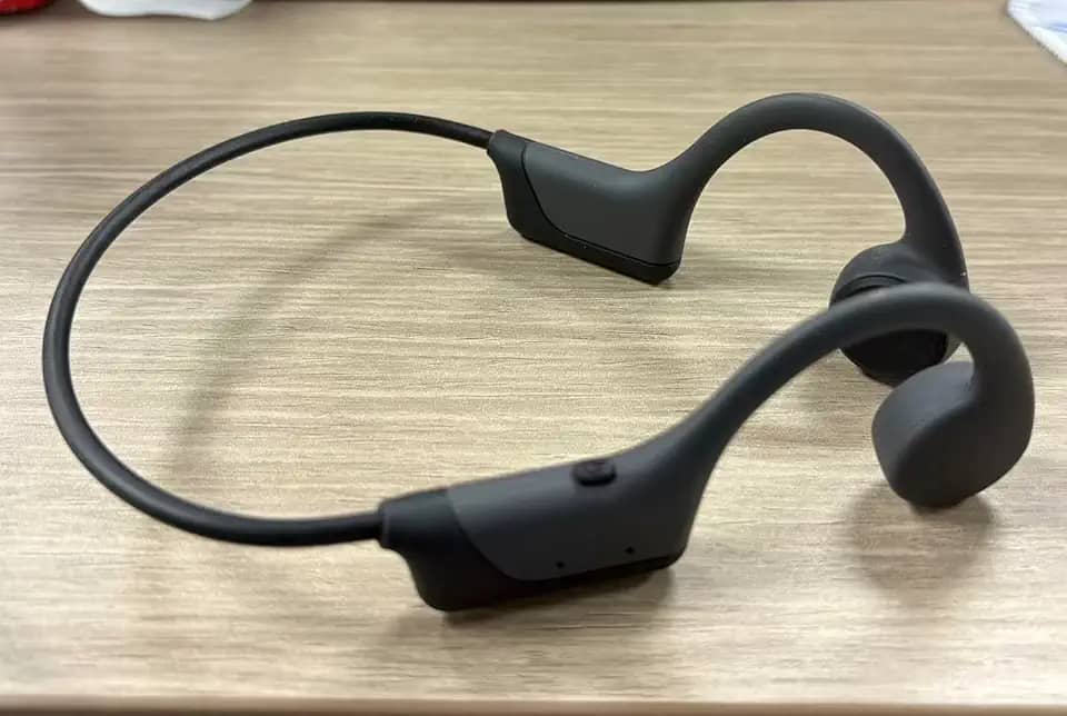 Fones de ouvido de condução óssea para esportes, corrida, academia