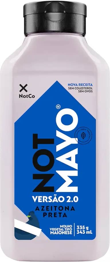 Notco Maionese Vegana Not Mayo Azeitona Preta 335G