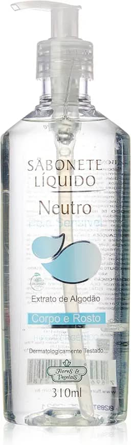 Flores E Vegetais - Sabonete Líquido Flores E Vegetais 310Ml Neutro