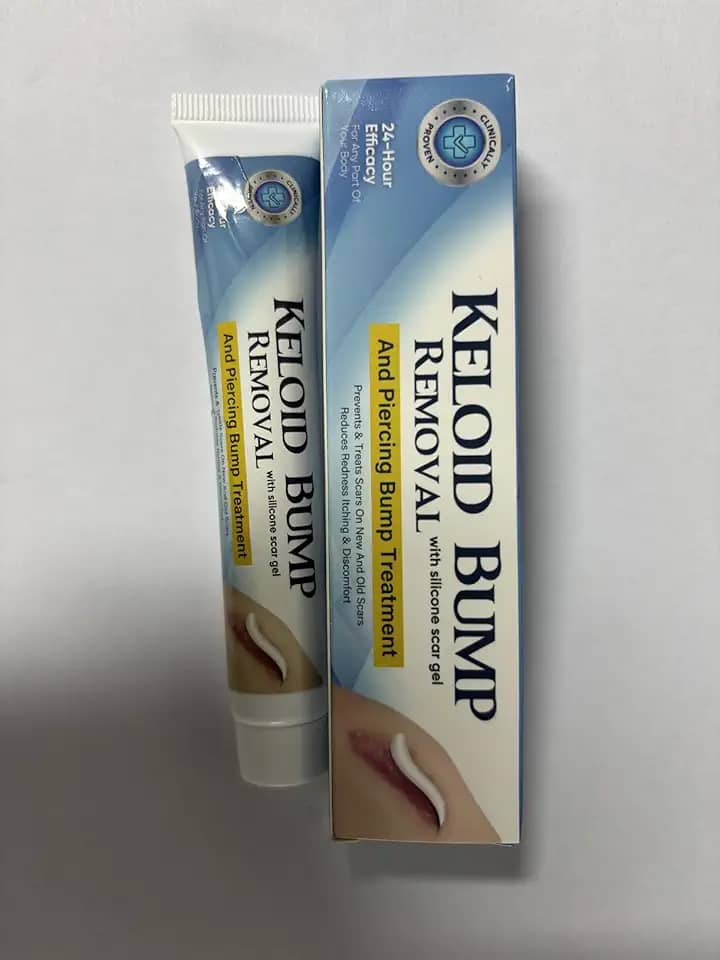 Remoção De Queloides, Creme Silicone Para Cicatrizes Cirurgias E Queimaduras, Tratamento Queloides Piercings Orelha