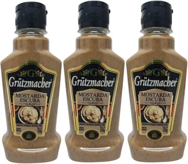 Mostarda Escura Grutzmacher - Kit 3 Unidades