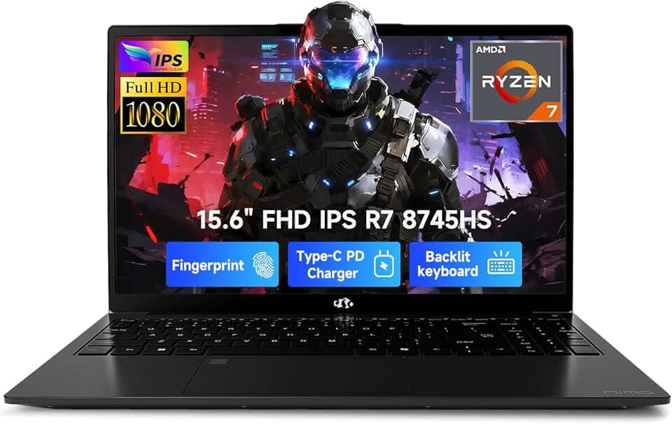 Laptop para estudantes IPS 15,6 FHD Pentium N100 de 4 núcleos (Beat i3-1115G4, até 3,4 GHz), teclado retroiluminado, impressão digital, 2 anos de garantia, WiFi 6, Win 11 H