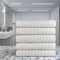 Kit Com 5 Toalhas Banhão Gigante Grossa para Hotel: Conforto e Luxo ao Seu Alcance!