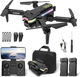 Drone com Camera 4K XT8 Pro, Drone Profissional, 110° Ultra Angular, Controle Remoto Drones com Modo VR