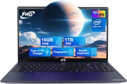 NIMO Laptop para jogos FHD IPS de 15,6 polegadas, AMD Ryzen 9 8945HS 8 núcleos Radeon 780M GPU 16GB DDR5 RAM SSD de 1TB (Beat i9-13900H, até 5,2 GHz) Computador com teclado retroiluminado de impressão