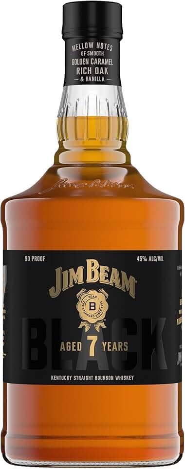 Whiskey Bourbon Americano Jim Beam Black Extra Aged 7 anos 1L