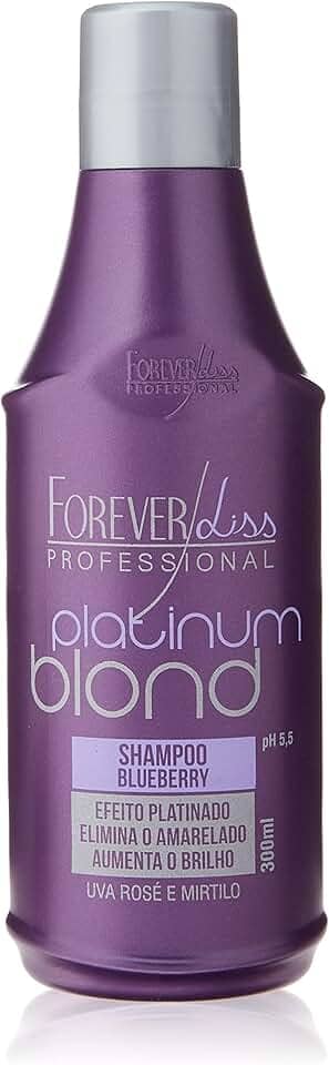 Forever Liss Shampoo Platinum Blond Matizador Roxo 300Ml