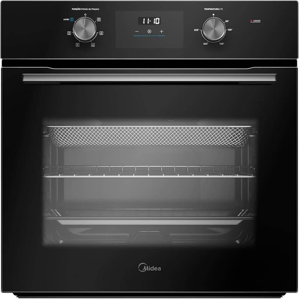 Forno de Embutir Elétrico 68L Midea Digital com Airfryer 220V