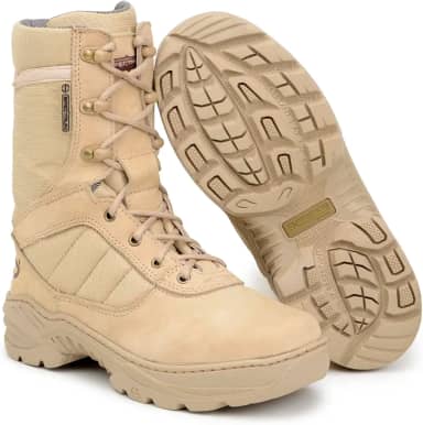 Bota Coturno Tática Militar C/Palmilha Conforto P.u Sniper