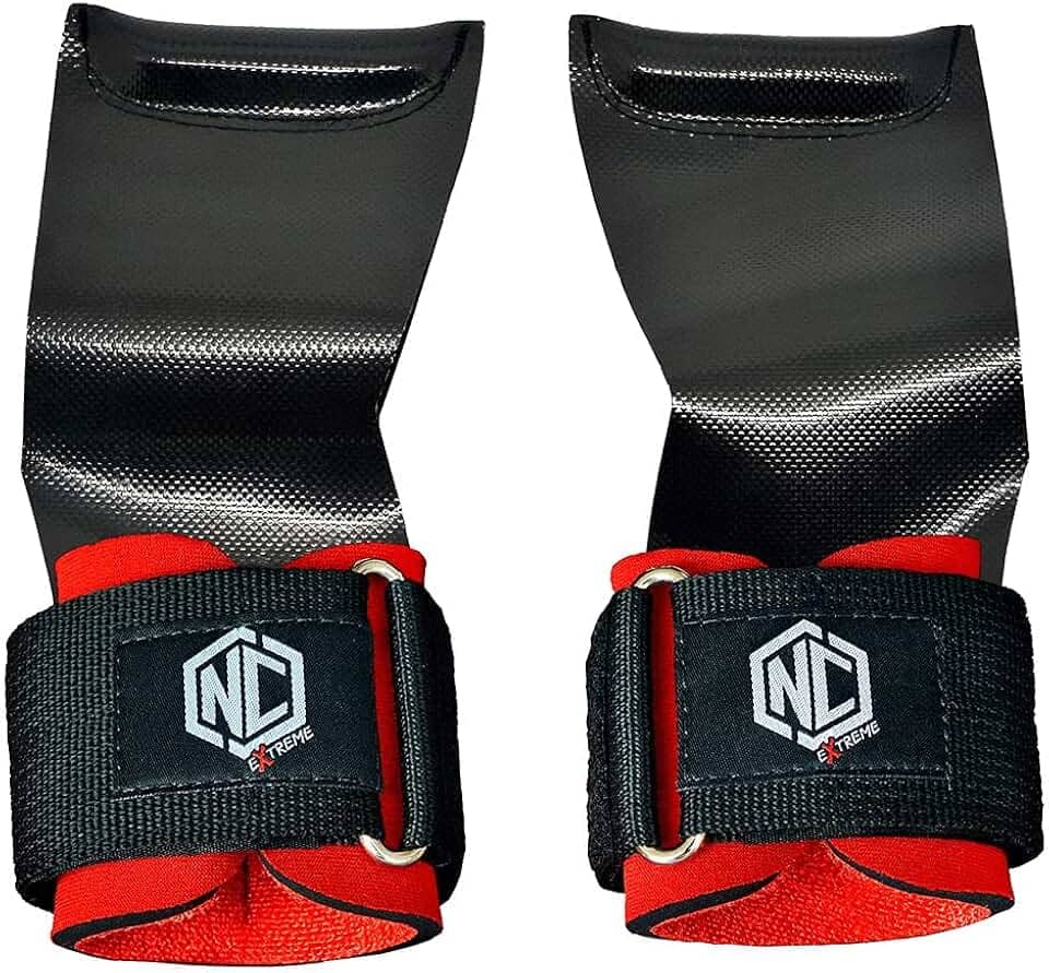 Grip Lion (Par) - Preto e Vermelho G