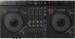 Controlador de DJ Pioneer DJ AlphaTheta DDJ-GRV6 com desempenho de 4 canais