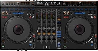 Controlador de DJ Pioneer DJ AlphaTheta DDJ-GRV6 com desempenho de 4 canais