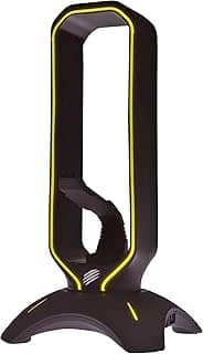 OEX GAME Suporte para Headset 3 em 1 com Mouse Bungee e Hub - Squad SG100 - Led - Preto