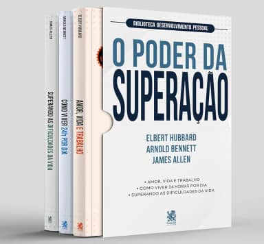 Biblioteca Desenvolvimento Pessoal: O Poder da Superação - Box com 3 Livros