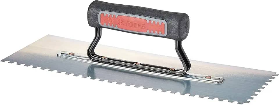 AT245/1 Desempenadeira Aco T. 12X35 Dent.6/Fech, preto