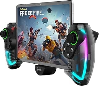 VivazTech Ipega Controle para Celular – Gamepad Android, Compatível com iOS, PS3, PC e Notebooks – Com Bluetooth, Iluminação RGB, Gatilhos Hall, Função Turbo, Vibração