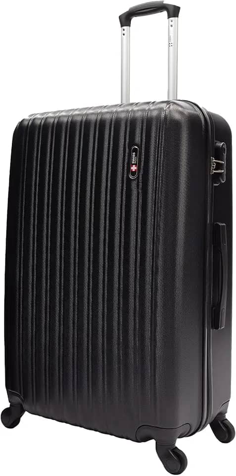 Mala de viagem média 23kg Londres Swiss Move Preta