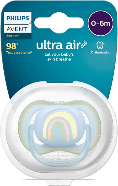 Chupeta Ultra Air 0-6 Meses Philips Avent Individual Azul