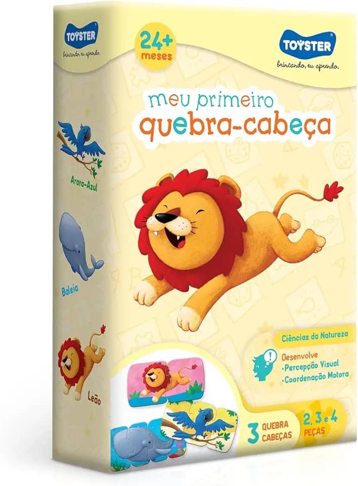 Toyster - Meu Primeiro Quebra-Cabeça - 2,3 e 4 peças