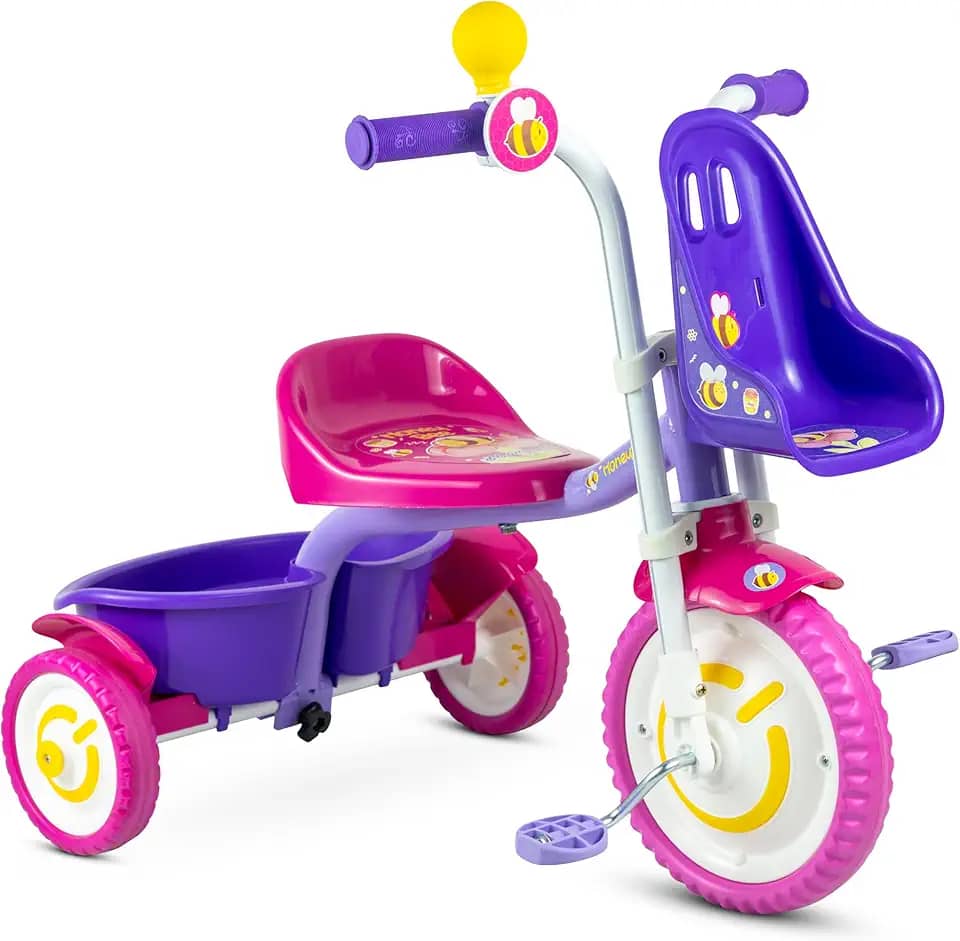 Nathor Triciclo Infantil em Alumínio Honey Bee