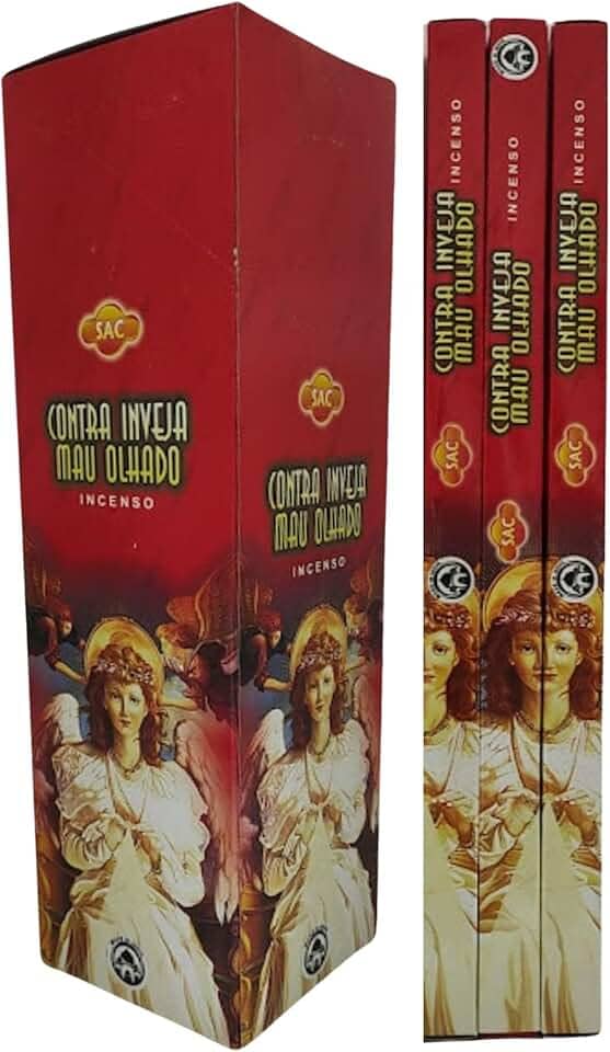 Incenso Indiano Sac Contra Inveja Mau Olhado - 3 Caixinhas