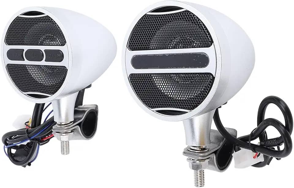 Motocicleta Atv Alto-falante Guiador à Prova Dwaterproof água Mp3 Amp Sistema de Rádio Som Estéreo Dc12v