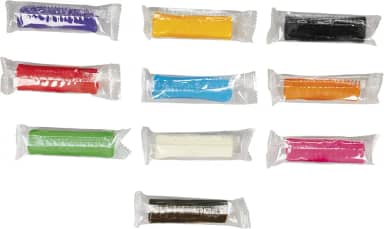 Play-Doh Kit com 10 cores básicas de massinha, refil, brinquedos de Natal e lembrancinha de amigo secreto de Natal para crianças acima de 3 anos