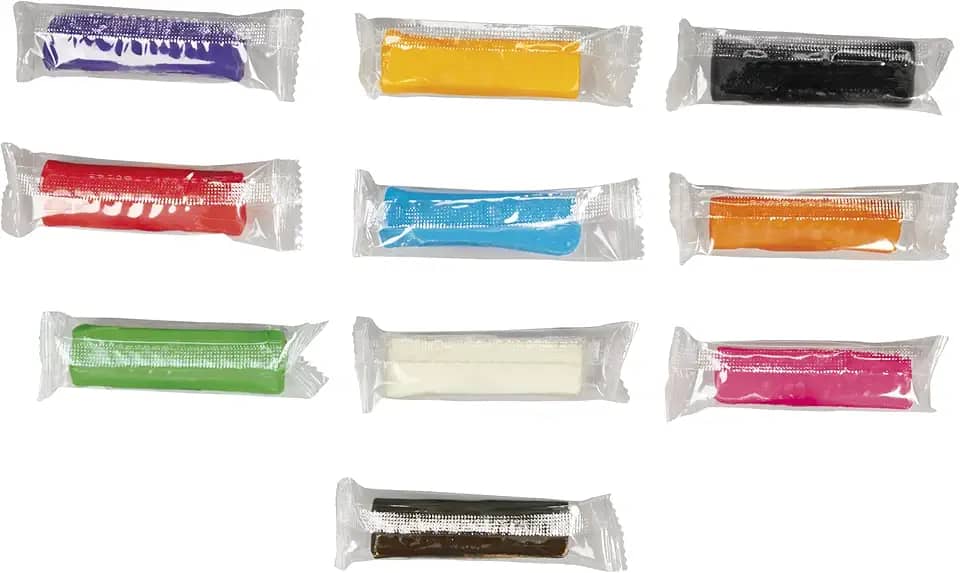 Play-Doh Kit com 10 cores básicas de massinha, refil, brinquedos de Natal e lembrancinha de amigo secreto de Natal para crianças acima de 3 anos