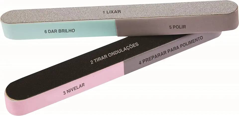 Marco Boni Lixa E Polidor Para Unhas 6 Faces 6035B Colorido 1 Unidade