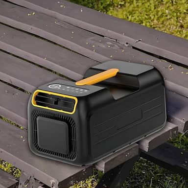 Ar-condicionado portátil de 4500 BTU - 1300 W de resfriamento e 600 W de aquecimento, comando de voz + controle remoto, manutenção zero (sem água/dreno), portátil para casa/escritório