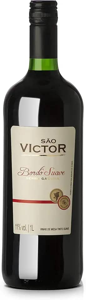 Nova Aliança Vinho de Mesa Tinto Suave São Victor 1L