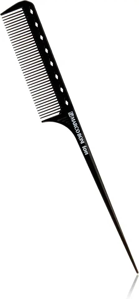 Pente Profissional Ionizado com Cabo Pontiagudo Dentes Finos, 0043, Marco Boni, Cores Sortidas, 1 unidade